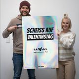 PERSONALISIERTE LEINWAND "Schei* auf Valentinstag II"