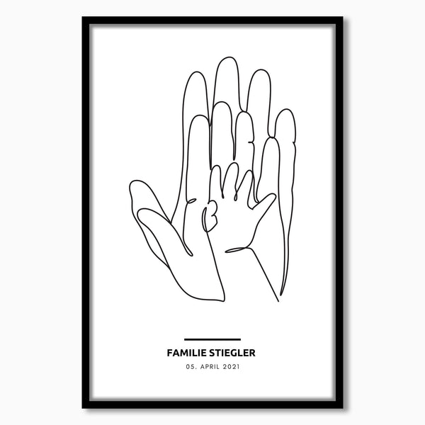 Personalisiertes Bild "HANDS"