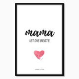 Personalisiertes Bild "MAMA IST DIE BESTE"