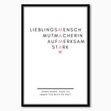 Personalisiertes Bild "LIEBLINGSMENSCH MAMA"