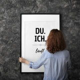 Personalisiertes Bild "LÄUFT"