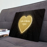 PERSONALISIERTE LEINWAND "Goldheart"