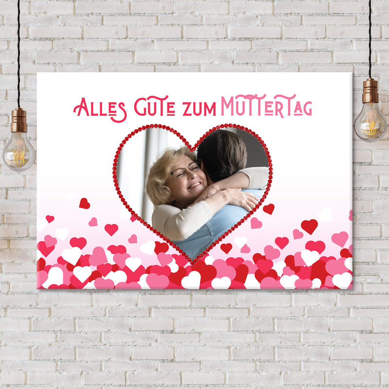 PERSONALISIERTE LEINWAND "Alles Gute zum Muttertag"