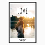 Personalisiertes Bild "FOTOPOSTER LOVE"