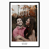 Personalisiertes Bild "FOTOPOSTER LOVE"