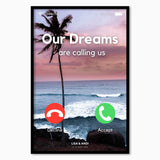 Personalisiertes Bild "OUR DREAMS are calling us"