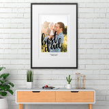 Personalisiertes Bild "FOTOPOSTER BEST DAD"