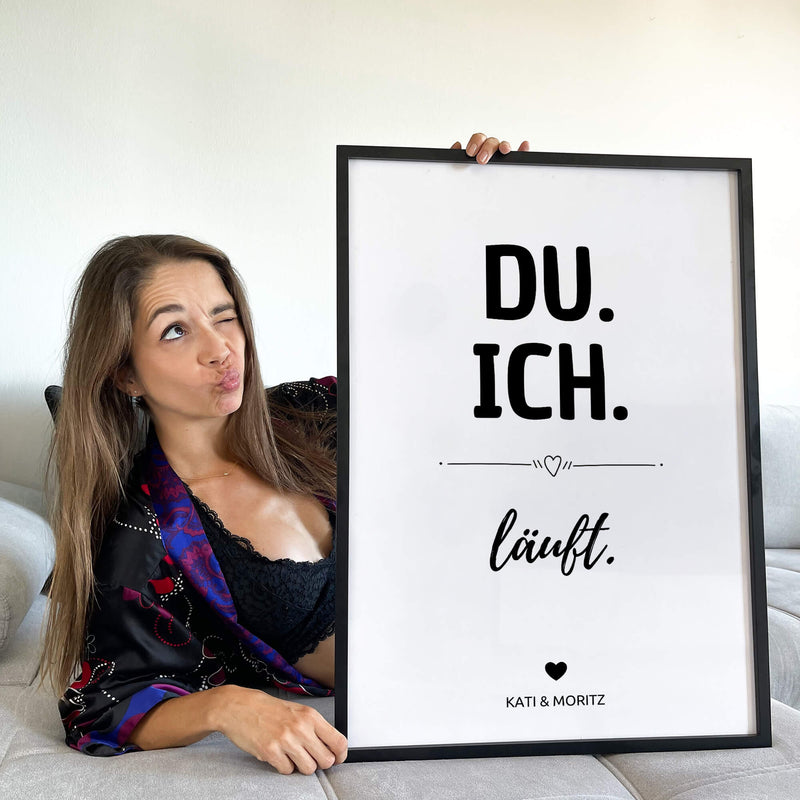 Personalisiertes Bild "LÄUFT"