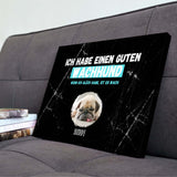 PERSONALISIERTE LEINWAND "Wachhund"