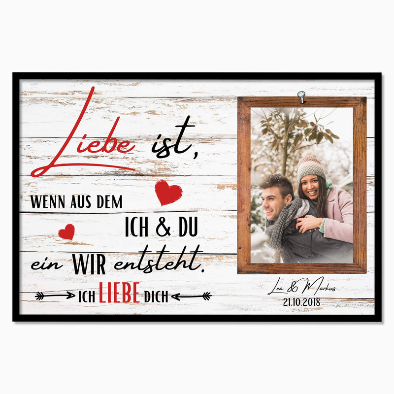 Personalisiertes Bild "LIEBE"