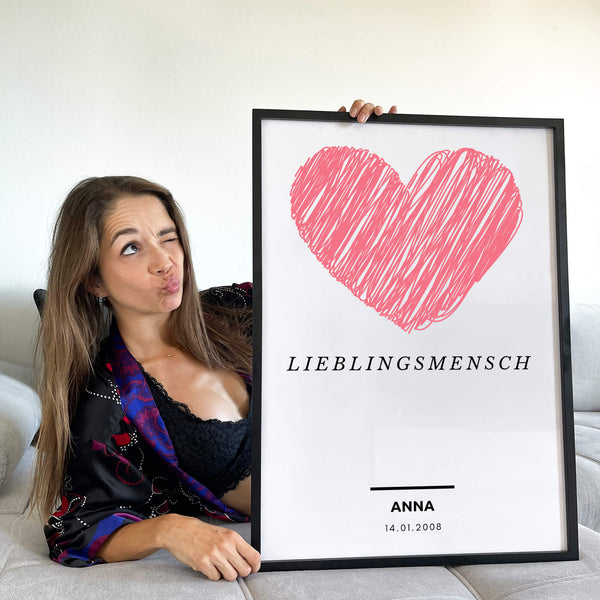 Personalisiertes Bild "LIEBLINGSMENSCH"