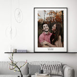 Personalisiertes Bild "FOTOPOSTER LOVE"