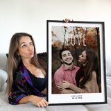 Personalisiertes Bild "FOTOPOSTER LOVE"