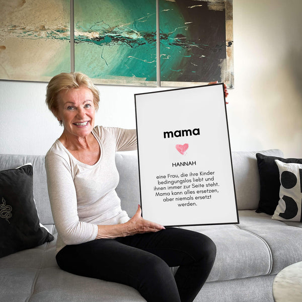 Personalisiertes Bild "MAMA"