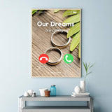 Personalisiertes Bild "OUR DREAMS are calling us"