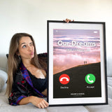 Personalisiertes Bild "OUR DREAMS are calling us"